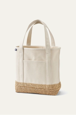 Kleine Canvastasche mit Zipper