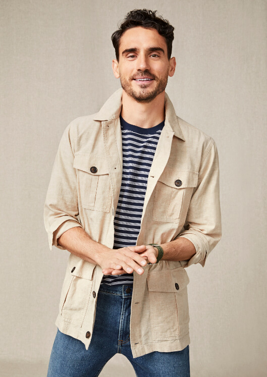 popover linen shirt