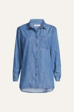 Jeansbluse aus Lycocell