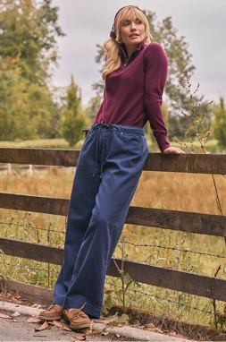 Leinenmix Jeans