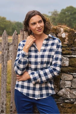 Boyfriend-Flanellbluse